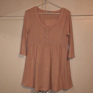 Pink baby doll tunic